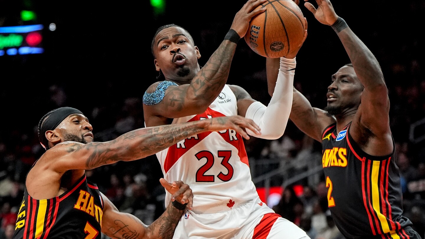 Raptors rally to beat Hawks 109-97 for 2nd straight NBA Cup victory and 4th overall