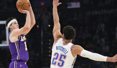 Lakers can't keep up with Oklahoma City and are routed