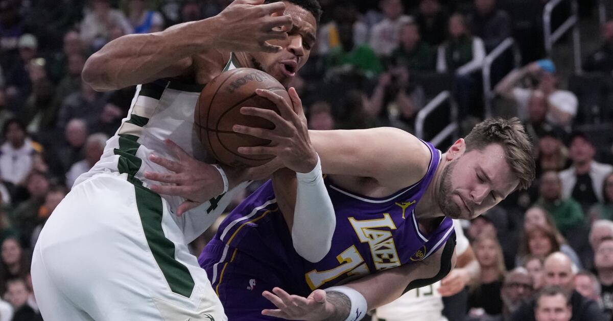 Luka Doncic scores 41 as Lakers rout Bucks to cap 3-2 trip