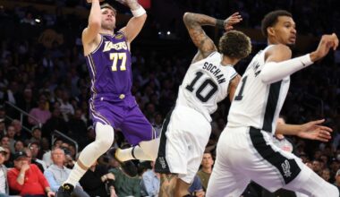 Luka Doncic scores 35 points as Lakers win foul-filled game over Spurs