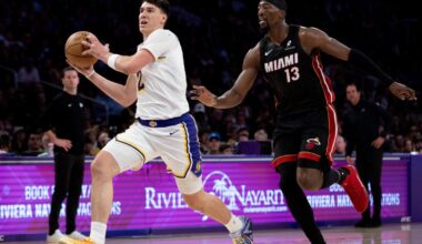 Jake LaRavia won't be unknown to Lakers fans much longer with games like this