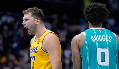 Luka Doncic scores 38 to deliver Lakers to win over Hornets