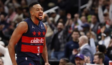 Washington snaps 14-game losing streak with blowout win over Atlanta behind 42 from McCollum