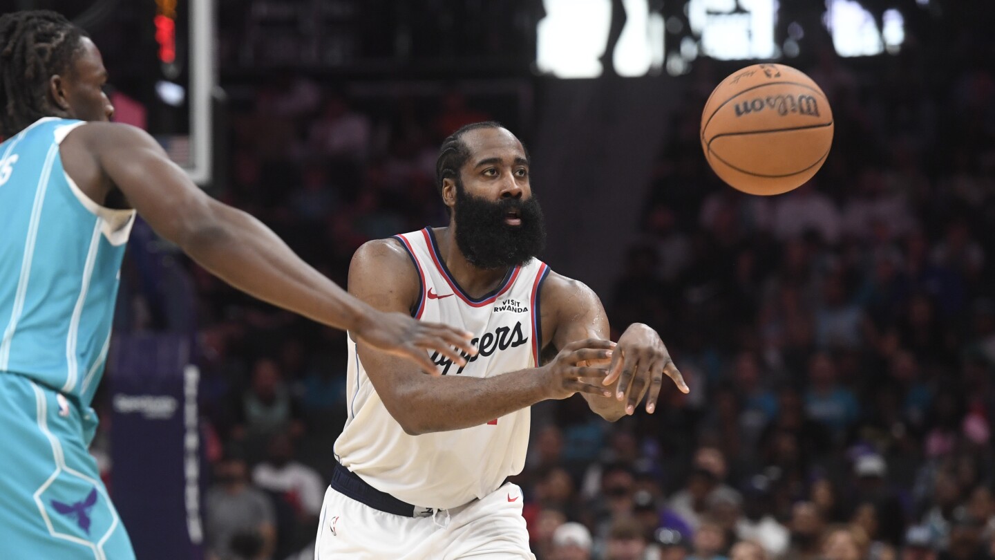 Watch James Harden drop 55 on Hornets; Chris Paul plays likely final game in native North Carolina