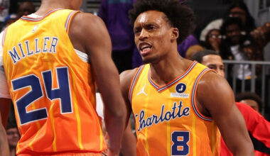 Hornets erase 17-point deficit to end Raptors' 9-game win streak