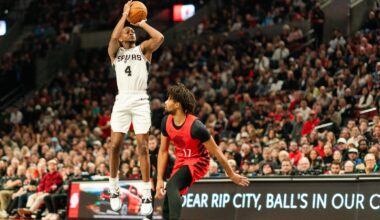 Fox scores 37 points to lead Spurs past Trail Blazers 115-102 in NBA Cup game