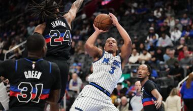 Desmond Bane's 37 points and key rebounds help Magic beat Pistons 112-109 to win NBA Cup group