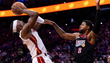 Powell, Ware lead Miami Heat to fourth straight win with 127-117 victory over the Philadelphia 76ers