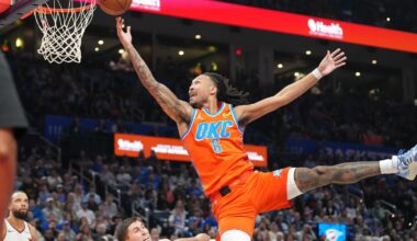 Thunder win 11th straight to improve to 19-1, beating Suns 123-119 to move on in NBA Cup