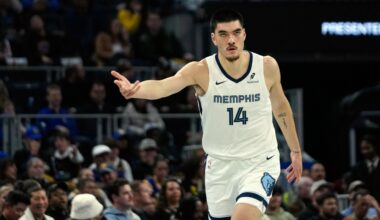 Grizzlies' Zach Edey exits due to head injury in loss to Nuggets