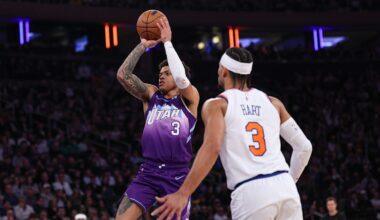 Utah Jazz, New York Knicks Release Updated Injury Reports