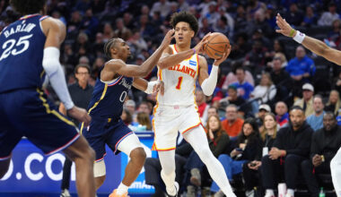 Jalen Johnson Makes Hawks History in The First Half vs Denver
