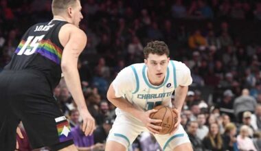 Nikola Jokic, Jamal Murray too much as guard-depleted Hornets fall to Denver