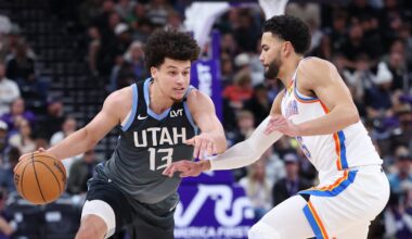 Jazz Rookie Speaks on Career-Best Performance in Loss vs. Thunder