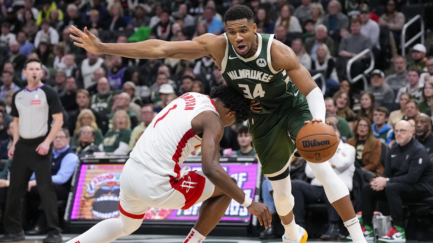 Latest Giannis Antetokounmpo-Rockets Mock Trade Gives Bucks a Massive Haul