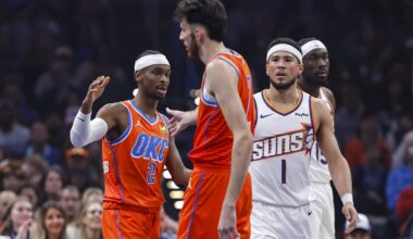 OKC Thunder Announce Starting Lineup For NBA Cup QuarterFinal Game