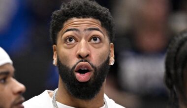 Nov 21, 2025; Dallas, Texas, USA; Dallas Mavericks forward Anthony Davis (3) : Jerome Miron-Imagn Images