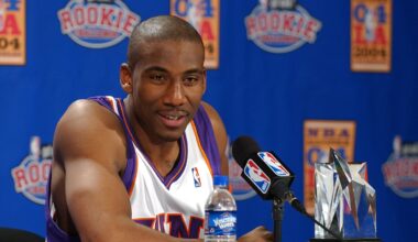 Phoenix Suns power forward Amar'e Stoudemire won the NBA's Rookie of the Year Award for the 2002-03 season.