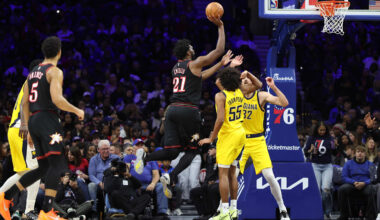 Vintage Night for Embiid Powers Sixers Past Pacers