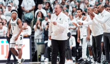Michigan State head coach Tom Izzo