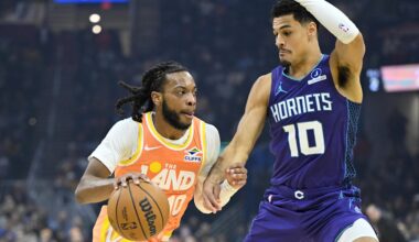 Hornets fall to Cavaliers behind stellar performances from Garland, Mitchell, and Hunter