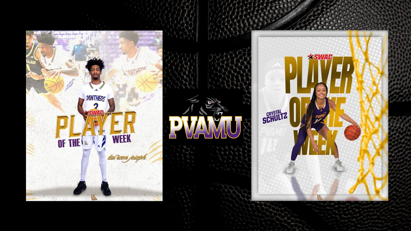 Prairie View A&M’s Tai’Reon Joseph, Crystal Schultz Named SWAC Players Of The Week