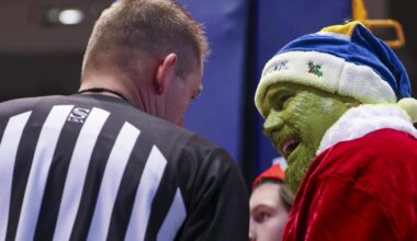 The Grinch at Mississippi Valley State Delta Devils game