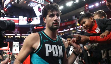 Deni Avdija and Sidy Cissoko Address Urgent Blazers Locker Room Question