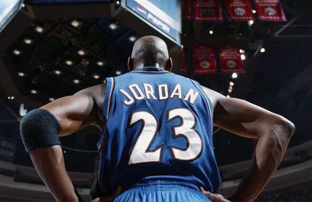 Michael Jordan waits to play 