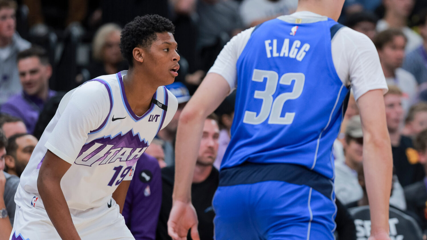 Utah Jazz vs Mavericks Ace Bailey Cooper Flagg...