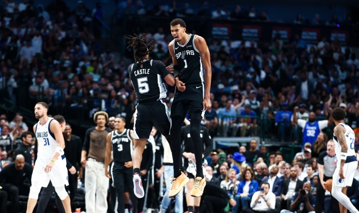 Players jump to celebrate