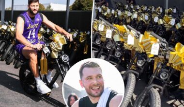Luka Doncic gifts Lakers players, staff $3,000 e-bikes