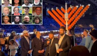 Nets pay tribute to Bondi Beach shooting victims, light Hanukkah menorah during game