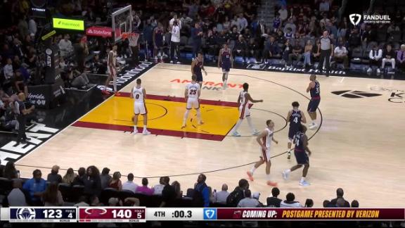 Heat use 30-2 run to pull away, tie franchise record with 24 3-pointers, roll past Clippers 140-123