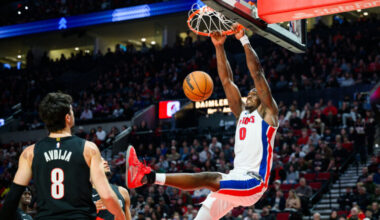 Duren scores 26 and Pistons beat Trail Blazers 110-102 after blowing 21-point lead | News, Sports, Jobs