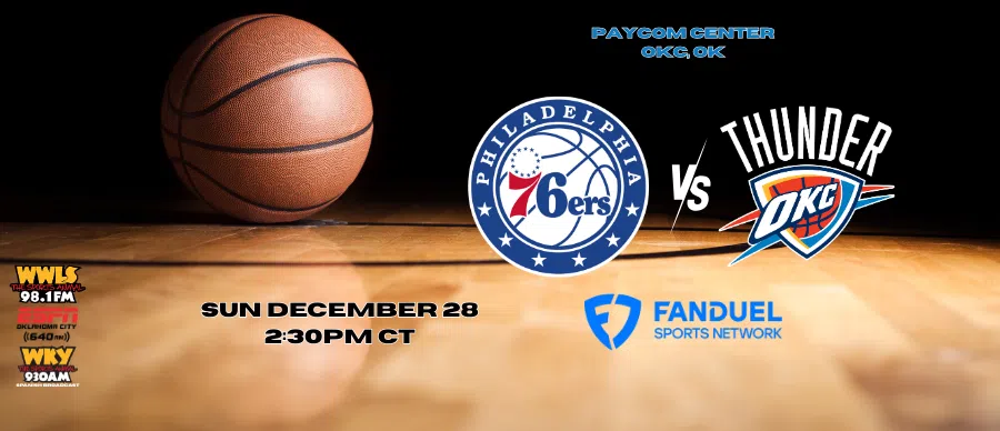 Philadelphia 76ers vs. OKC Thunder SUN 12/28/25