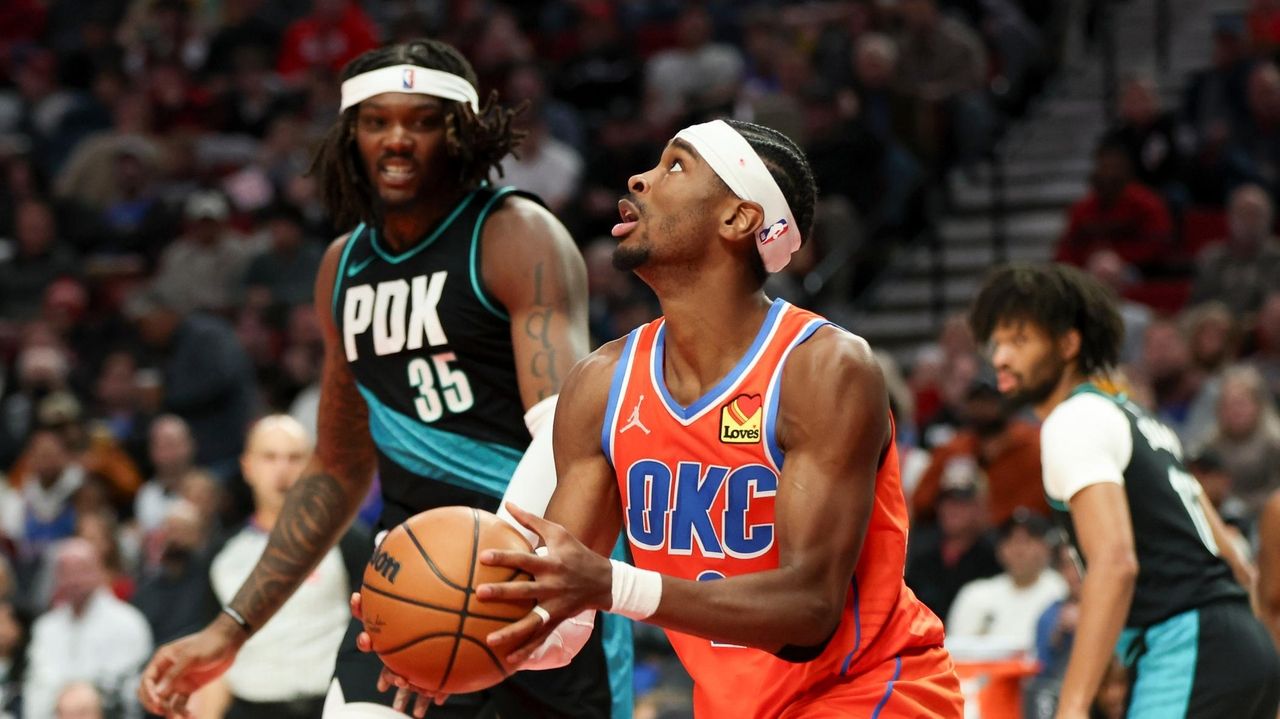 Gilgeous-Alexander scores 26, Thunder hold on to beat Trail Blazers 123-115
