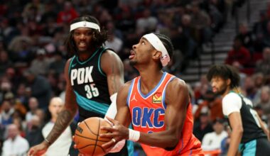Gilgeous-Alexander scores 26, Thunder hold on to beat Trail Blazers 123-115