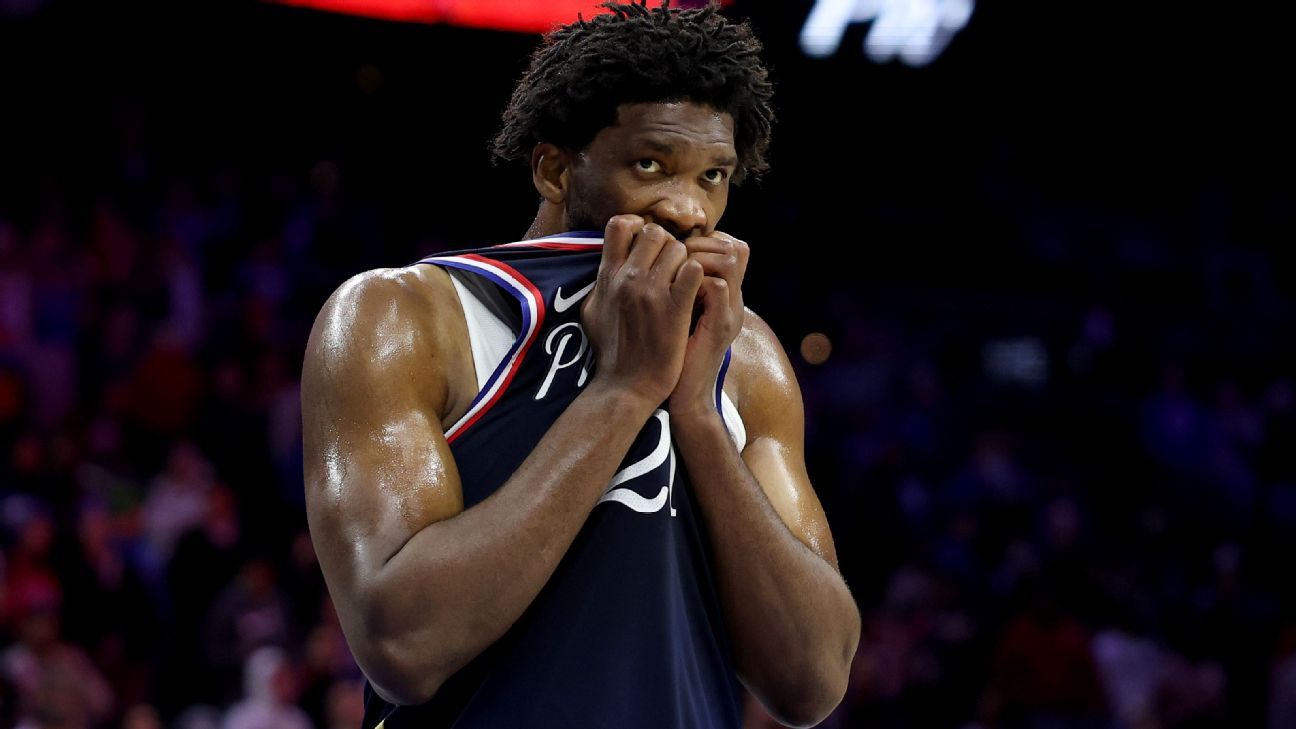 76ers welcome back Joel Embiid, lose chaotic game to Hawks in 2OT