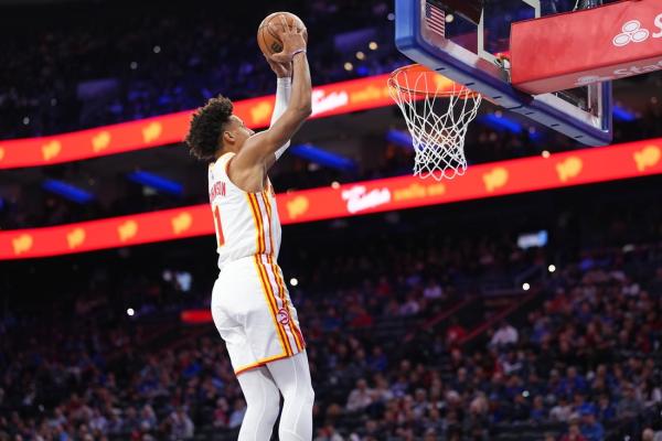 Jalen Johnson’s career-high 41 points push Hawks past Sixers in double OT thriller