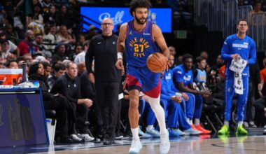 Nuggets' Jamal Murray sprains right ankle in loss to Mavericks