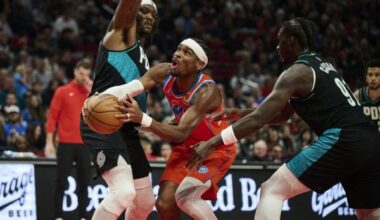 Sizzling Thunder avenge their season’s lone loss vs. Blazers