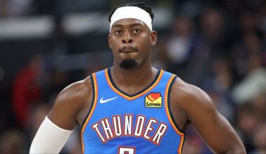 Lu Dort Added to Thunder’s Injury List Ahead of Warriors Game