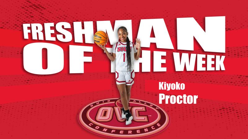 Kiyoko Proctor Receives OVC Freshman of the Week Honors