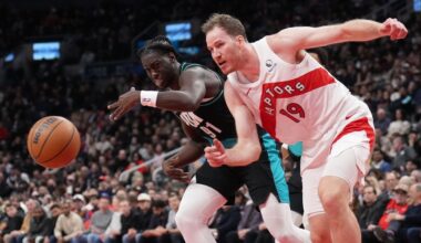 Barnes scores 28 points as the Raptors knock off the Trail Blazers 121-118