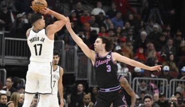 Nets blister Bulls from long range to post first 2-game win streak