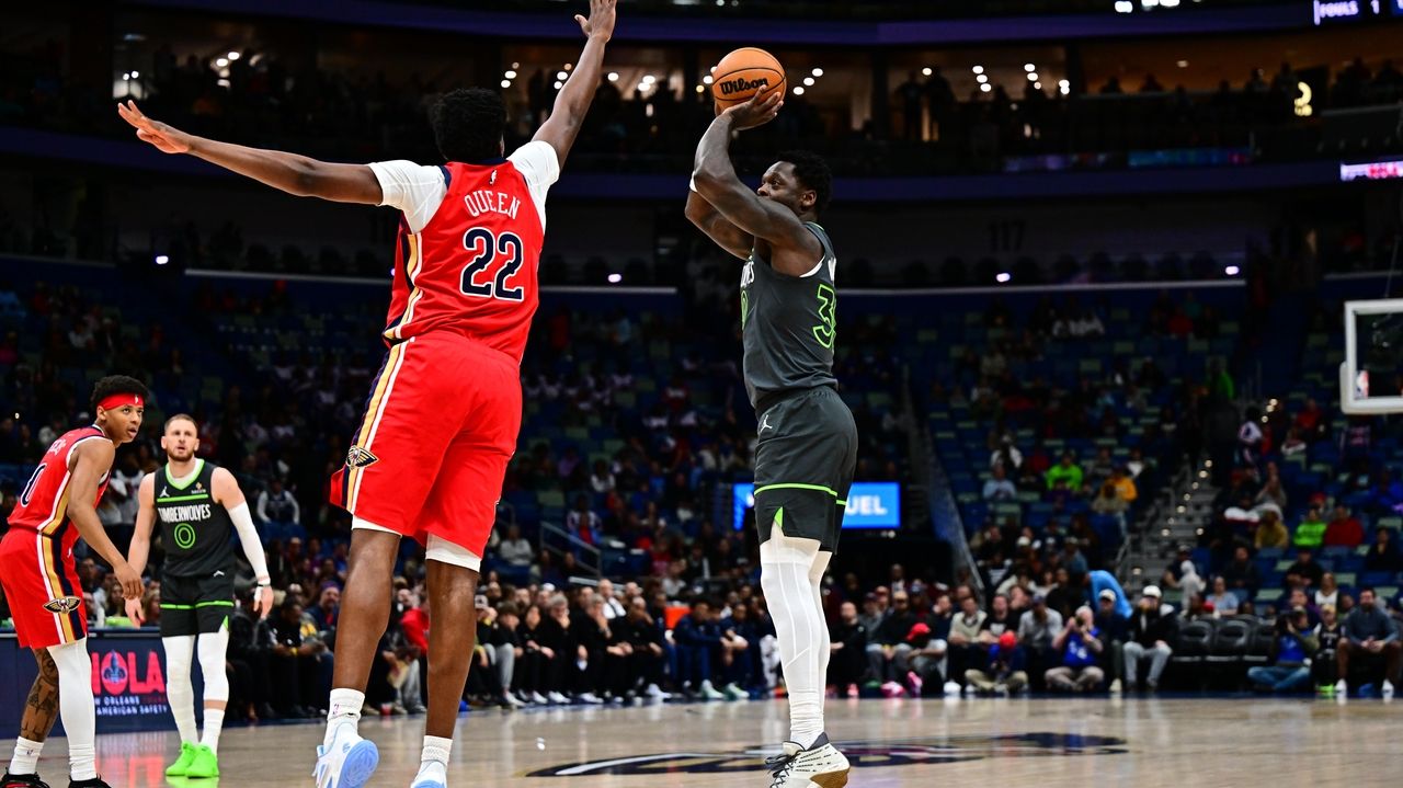 Randle scores 28 as the Timberwolves beat the Pelicans again on a quiet night for Edwards