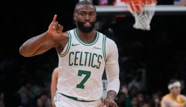 Brown scores 30 points, Celtics cruise to 126-105 win over Lakers team missing James, Doncic