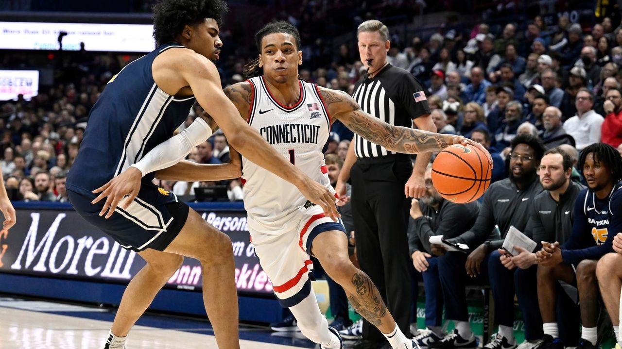 Solo Ball helps No. 5 UConn pull away in 2nd half in 83-59 win over East Texas A&M