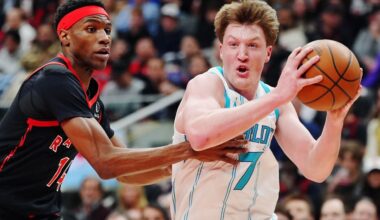 Kon Knueppel hits 5 3-pointers, scores 21 points to lead Hornets past Raptors, 111-86